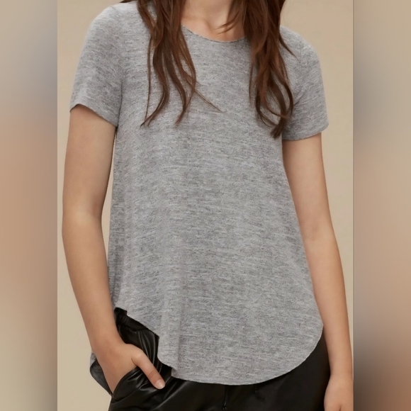 Wilfred Free | Gray Relaxed Short Sleeve T-Shirt, Size M - Picture 1 of 7